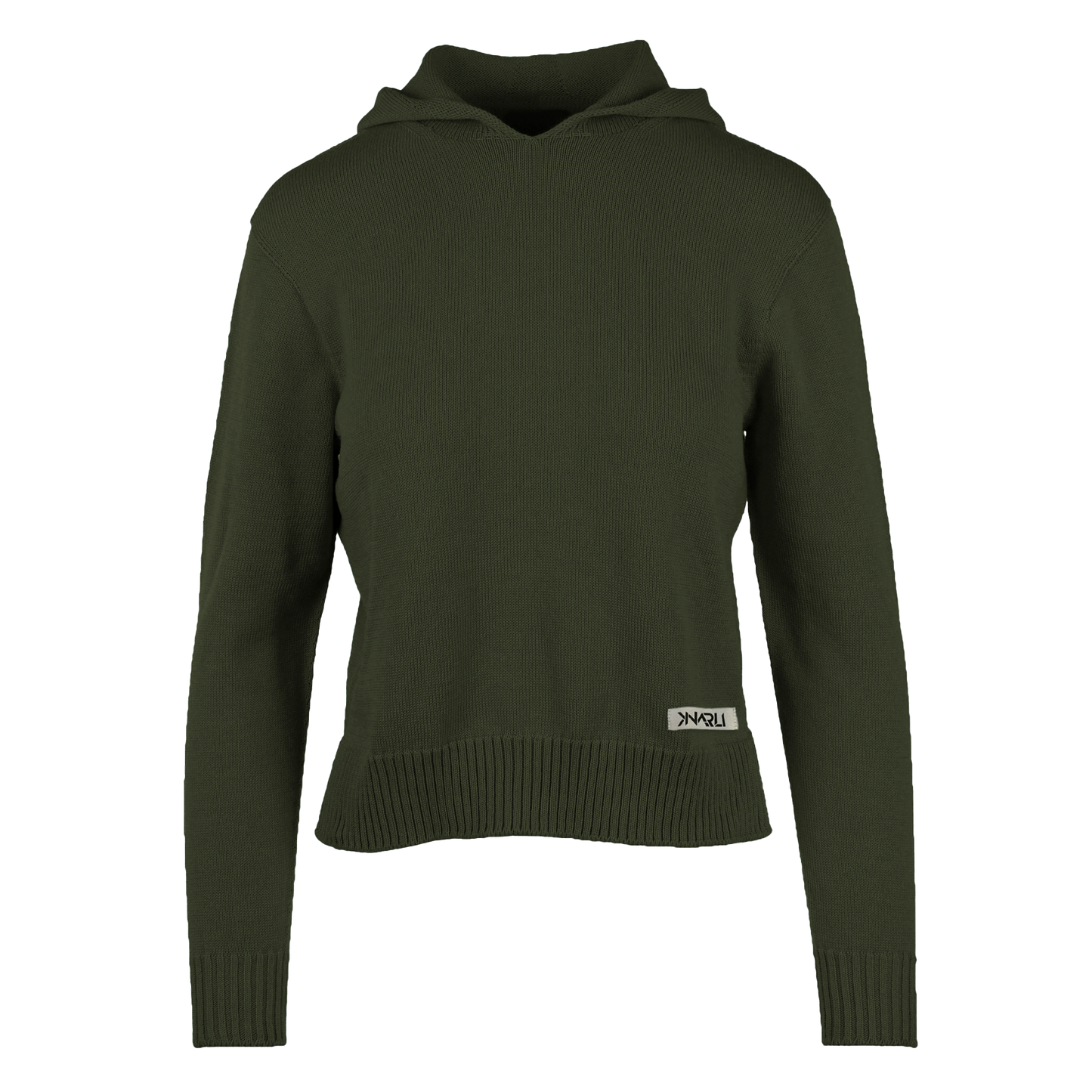 THE COTTON HOODIE - women's. - KNARLI® Knitwear